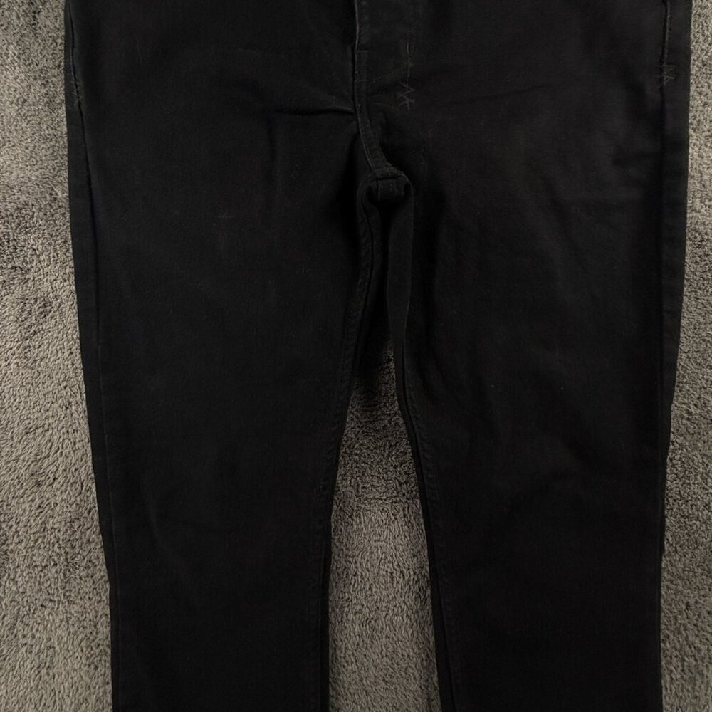 Ksubi Black Stretch Tapered Denim Jeans Button Fly Designer Size 34x32 Adult - Picture 4 of 16